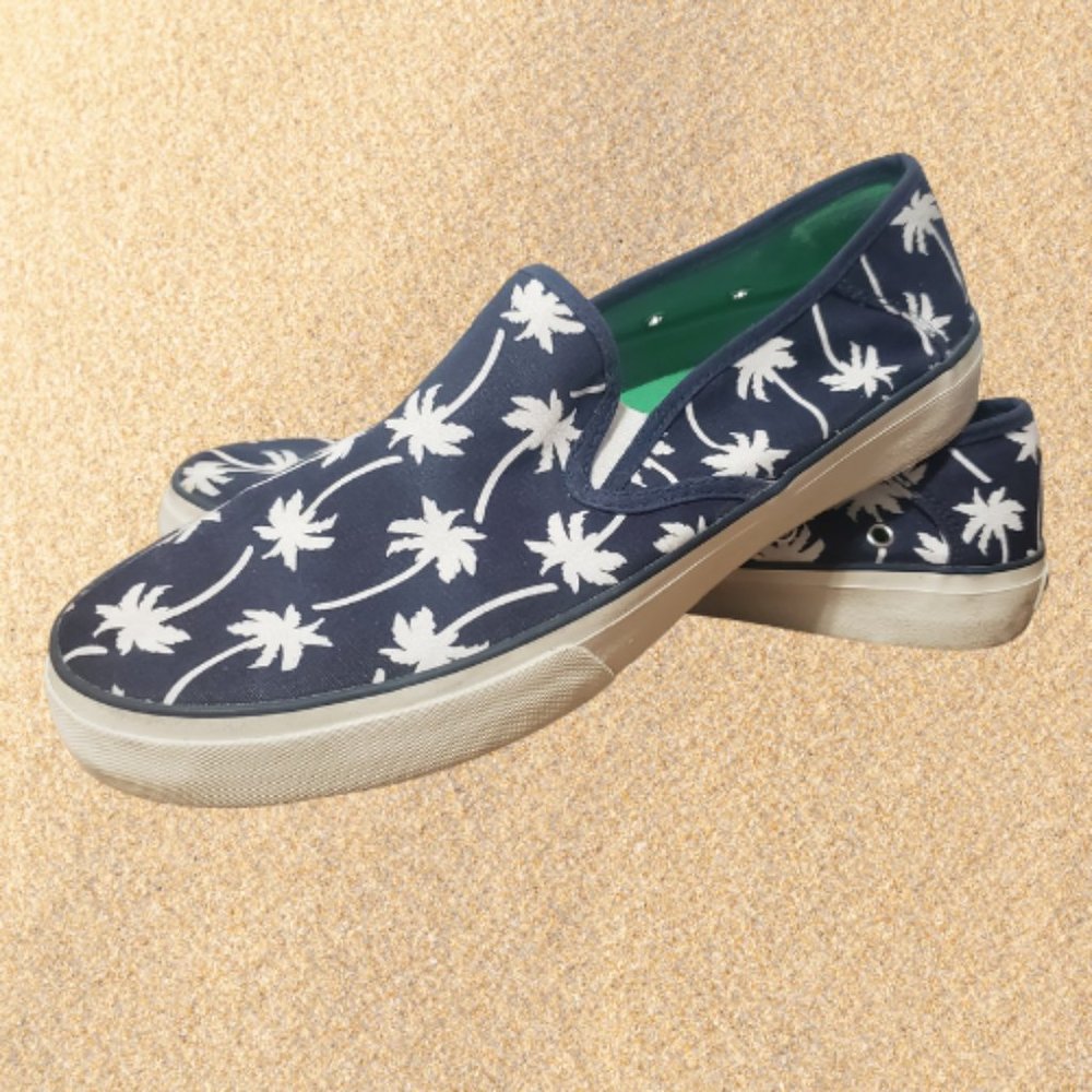 American Eagle Outfitters Mens Canvas Slip on Palms Size US 9